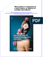 (Download PDF) Detoxing Masculinity in Anglophone Literature and Culture in Search of Good Men Sara Martin Full Chapter PDF