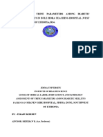 Proposal For Assesments of Urine Parameters Among Diabetic Mellitus