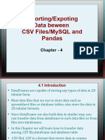 Chapter 4 - Import-Export Data