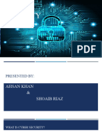 Cyber Security (Ahsan Khan and Shoaib Riaz