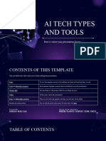 AI Tech Types and Tools by Slidesgo