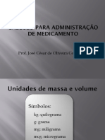 Cã Lculo para Administraã Ã o de Medicamento - Seune