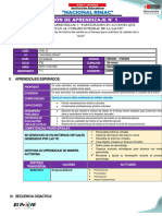 Sesion de Aprendizaje