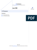 IGCSE Physics CIE: 1.9 Pressure