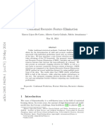 Conformal Recursive Feature Elimination