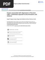 Factors Associated With Depression in Peruvian LGBT Individuals Exposed To Discrimination and Violence