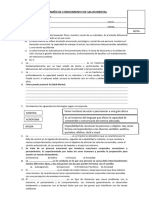 Examen de Conocimiento de Salud Mental