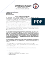 Proceso de Dolarización en Ecuador