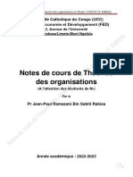 Cours de Theories Des Organisations - 085918