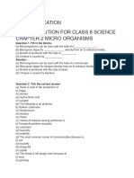 Ncert Solution For Class 8 Science Chapter-2 Micro Organisms