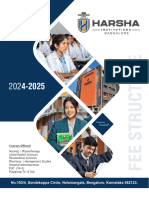 Harsha Fees Booklet - 2024-25