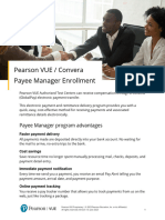 Pearson VUE Convera Payee Manager Enrollment Guide