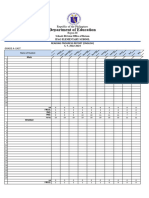 Progress Report Reading and Numeracy 4 East