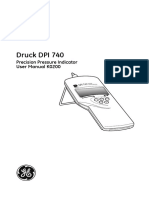 GE DPI740 Manual