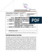 Guia de Estudio de Matematica 1 Cuarto Bimestre Octavo Grado