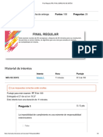 Final Regular (FR) - Final Derecho de Daños