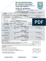 Ficha Matricula 2024