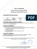 Appel A Candidature1