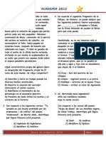 SEM 1. Banco de Preguntas DECO - Literatura