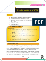 Biomechanics & Sports