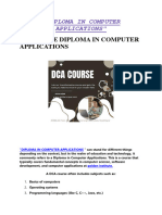 Diploma in Computer Applications