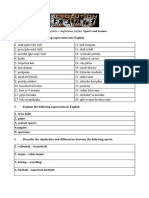 Sport (Maturita Worksheet)