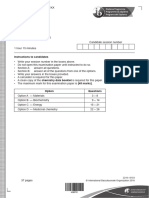 Chemistry Paper 3 HL