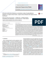 All Atom Molecular Dynamics Simulation Study of Polyethylene Polymer in Supercritical Water, Supercritical Ethanol and Supercritical Methanol LEERRRR