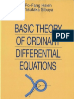 Basic Theory of Ordinary Differential Equations Universitext