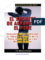 El Secreto de Agrandar El Pene