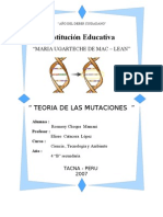 Teoria de Las Mutaciones