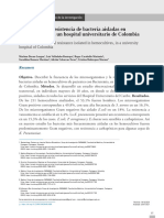 Prevalencia de Resistencia de Bacteria Aisladas en Hemocultivos