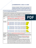 ANAT2003 Practical EXAMINATION 1-Information