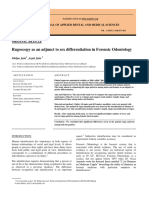 5 Rugoscopy As An Adjunct To Sex Differentiation in Forensic Odontology