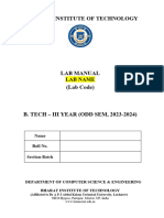 Lab Manual Java Final