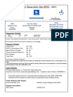 Electronic Reservation Slip (ERS) : 2826917433 22453/rajya Rani Exp Second Sitting (RESERVED) (2S)