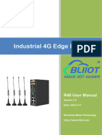 Industrial 4G Edge Router: R40 User Manual