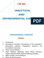 CH 262 Environmental Chemistry L 2-1