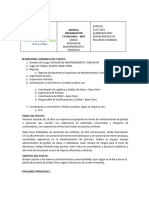 Mof - Auxiliar de Mantenimiento y Despacho