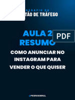 Resumo Aula 2 Como Anunciar No Instagram para Vender o Que Quiser