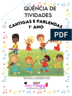 Sequencia Cantigas e Parlendas 1° Ano