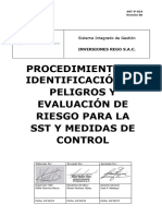 SST-P-024-Procedimiento de Identificación de Peligros y Evaluación de Riesgo para La SST y Medidas de Control - v6