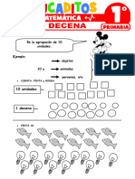 La Decena para Primer Grado de Primaria