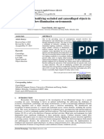 Detecting and Identifying Occluded and Camouflaged Objects in Low-Illumination Environments