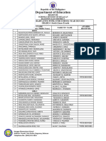 Hangga Es List of Graduating Pupils For School Year 2023 2024