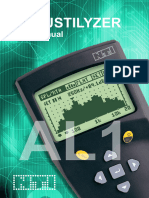 Acoustilyzer AL1 Manual