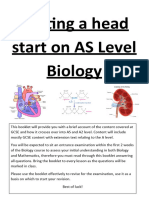 Head Start On Biology Booklet