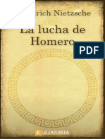 La Lucha de Homero-Friedrich Nietzsche