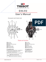 User Manual Tissot T-Race (English - 7 Pages)