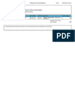 Resumen de Transacciones Datos Generales